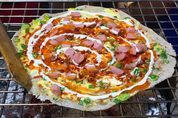 bánh tráng nướng Đà Lạt