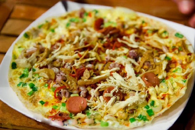 bánh tráng nướng Đà Lạt