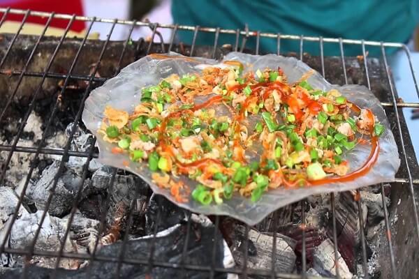 bánh tráng nướng Đà Lạt